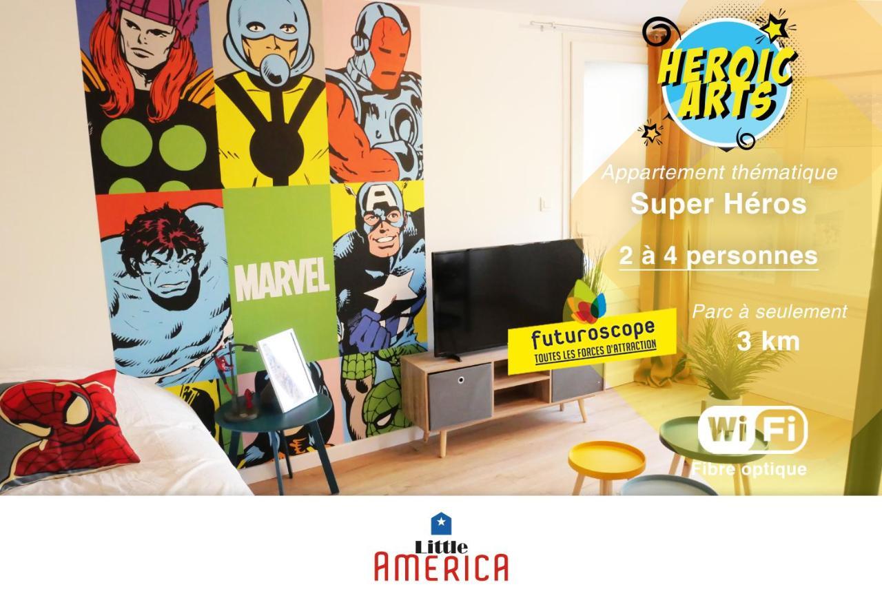 Little America - Appart Hotel 3Km Futuroscope Jaunay-Clan Exteriér fotografie